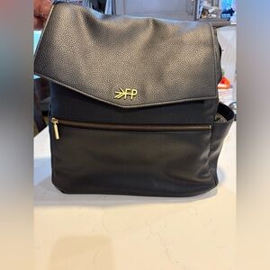 Black Freshly sliced Diaper Bag